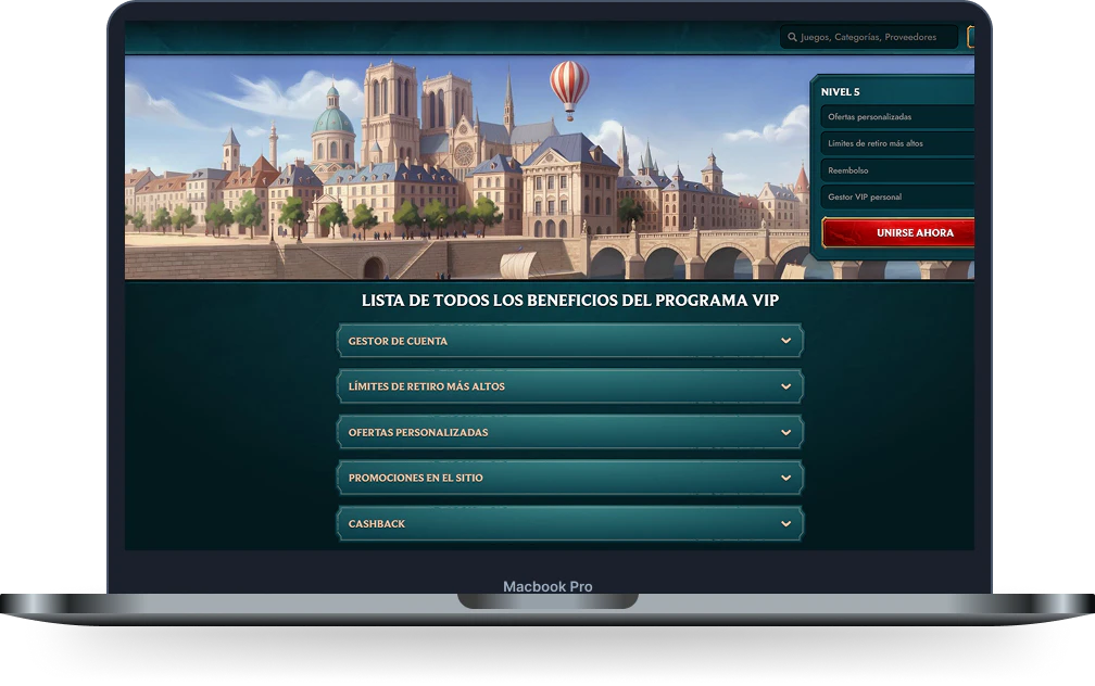 MyEmpire Casino programa VIP con beneficios y cashback